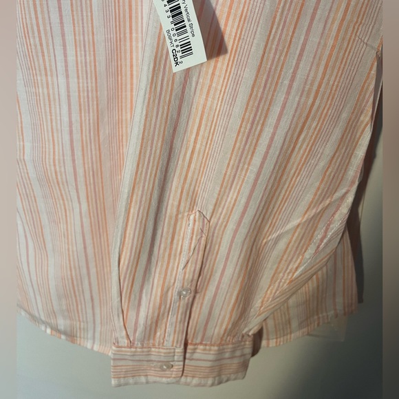 #15 NWT Goodthreads Peach and Coral Striped XXL - Picture 4 of 8